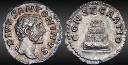 Antonin le Pieux (138-161) - Denier - CONSECRATIO
