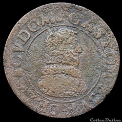 CGKL 736 - Dombes - Gaston d'Orléans (1627-1650) - Double tournois 1635R