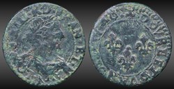 CGKL 296 - Louis XIII - Double tournois 1640 K Bordeaux