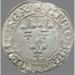 Charles VI - Gros aux lis - Saint-Menehould