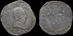 CGKL 128 - Henri III - Double tournois 1583 E Tours