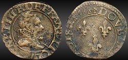 CGKL 6 - Henri III - Double tournois 1588 X Amiens