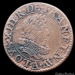 CGKL 394 - Louis XIII - Double tournois 1631/1630 A Paris