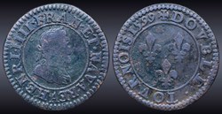 CGKL 220 - Henri IV - Double tournois 1599 A Paris