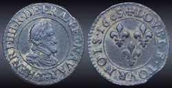CGKL 216 - Henri IV - Double tournois 1609 T Nantes