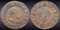 CGKL 222 - Henri IV - Double tournois 1610 A Paris
