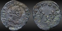 CGKL 64 - Henri III - Double tournois 1587 D Lyon