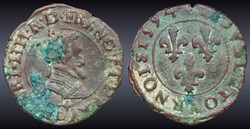 CGKL 174 - Henri IV - Double tournois 1594 Clermont-Ferrand