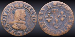 CGKL 736 - Dombes - Gaston d'Orléans (1627-1650) - Double tournois 1635B