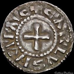 Charles II le Chauve (843-877) - Denier - Nevers