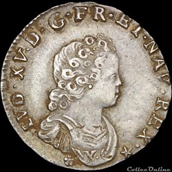 Louis XV - Dixième d'écu - 1716 N Montpellier