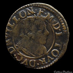 CGKL 580 - Sedan - Frédéric-Maurice de la Tour d'Auvergne (1623-1642) - Double tournois 1640