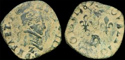 CGKL 140.C - Henri III - Double tournois 1589 Z Dauphiné