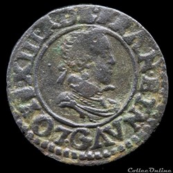 CGKL 412 - Louis XIII - Double tournois 1621 G Poitiers