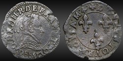 CGKL 66 - Henri III - Double tournois 1588 D Lyon