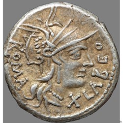 Gens Fabia - Denier - Fabius Labeo (c.144 av. J.C)