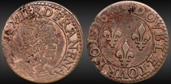 CGKL 462 - Louis XIII - Double tournois 1638 E Tours