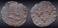 CGKL 198 - Henri IV - Double tournois 1593 ou 1594 I Limoges