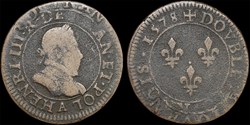 CGKL 84 - Henri III - Double tournois 1578 A Paris