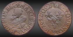 CGKL 728 - Dombes - Marie de Bourbon-Montpensier (1608-1627) - Double tournois 1620