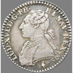 Louis XVI - Dixième d'écu aux branches d'olivier - 1780/79 A Paris