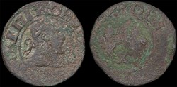 CGKL 8 - Henri III - Denier tournois 1589 X Amiens