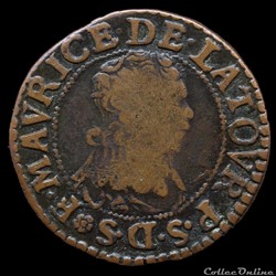 CGKL 574 - Sedan - Frédéric-Maurice de la Tour d'Auvergne (1623-1642) - Double tournois 1632
