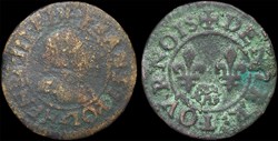 CGKL 90 - Henri III - Denier tournois non daté A Paris