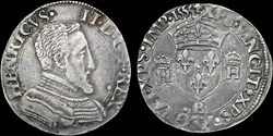 Henri II - Demi-teston - 1555 B Rouen