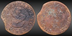 CGKL 728 - Dombes - Marie de Bourbon-Montpensier (1608-1627) - Double tournois 1628