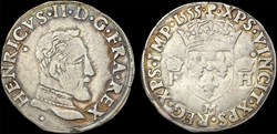 Henri II (1547-1559) - Demi-teston - 1555 M Toulouse