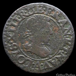 CGKL 402 - Louis XIII - Denier tournois 1621 A Paris
