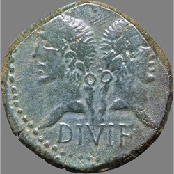 Auguste et Agrippa - Dupondius - Nîmes, type 3