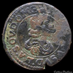 CGKL 752 - Dombes - Gaston d'Orléans (1627-1650) - Double tournois 1643