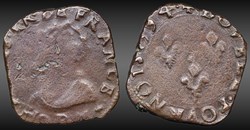 CGKL 146 - Charles X - Double tournois 1594 P Dijon