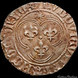 Louis XI (1461-1483) - Blanc au soleil - Montpellier