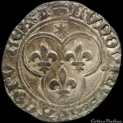 Louis XI (1461-1483) - Blanc au soleil - Tours