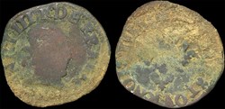 CGKL 28 - Henri III - Double tournois 1588 K Bordeaux