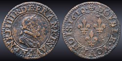 CGKL 222 - Henri IV - Double tournois 1610 A Paris