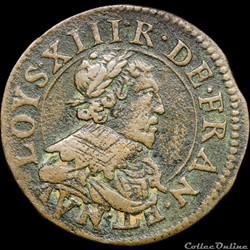 CGKL 540 - Louis XIII - Double tournois 1636 Stenay