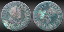 CGKL 216 - Henri IV - Double tournois 1610/1611 T Nantes