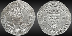 François Ier (1515-1547) - Faux teston hybride - Rouen