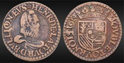 CGKL 562 - Sedan - Henri de la Tour d'Auvergne (1594-1623) - Double tournois 1614