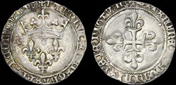 Charles VII (1422-1461) - Gros "de Roi" - Montpellier