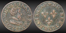 CGKL 388 - Louis XIII - Double tournois 1620 A Paris