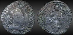 CGKL 6 - Henri III - Double tournois 1587 X Amiens