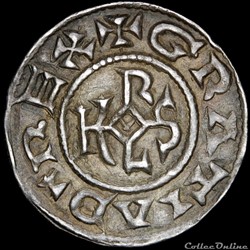 Charles II le Chauve (843-877) - Denier - Quentovic