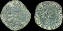 CGKL 96 - Henri III - Double tournois 1588 G Poitiers