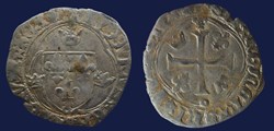 LOUIS XII, Grand blanc à la couronne