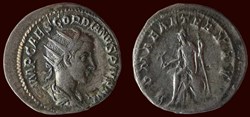 IMP CAES GORDIANVS PIVS AVG / ROMAE AETERNAE